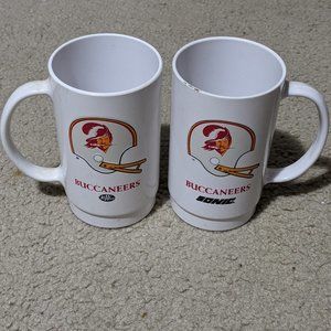 Vintage 80s Sonic Buccaneers Dr Pepper Cups